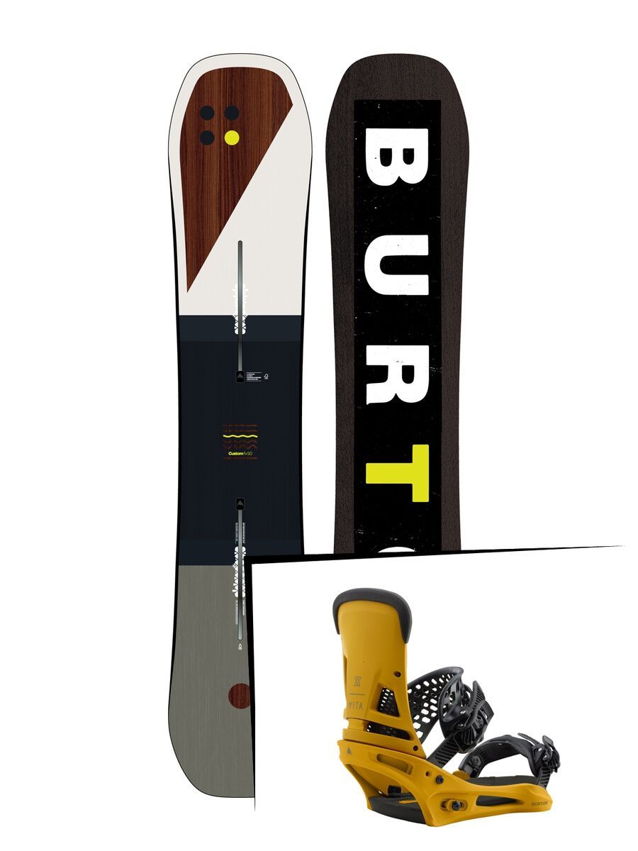 Set: Burton Custom Flying V 2019 +  Malavita (2218360S) - Bild 1