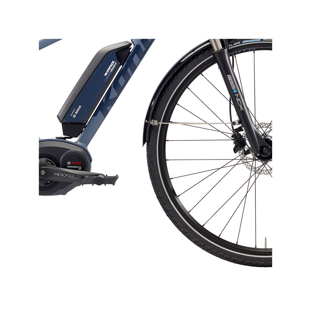 Kona Splice-E, matt midnight blue w/ dark blue & yellow decals - Bild 4