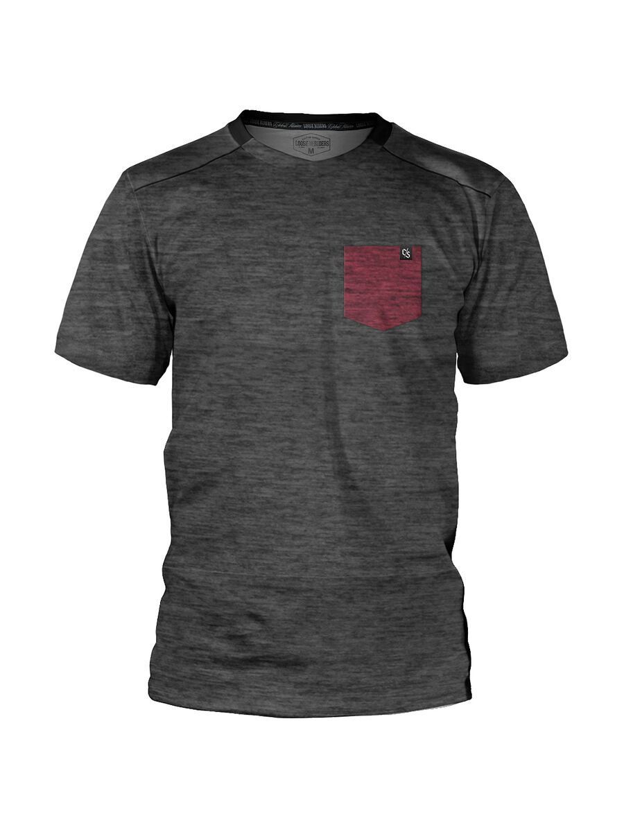 Loose Riders C/S Jersey SS Heather Pocket, heather grey - Bild 1