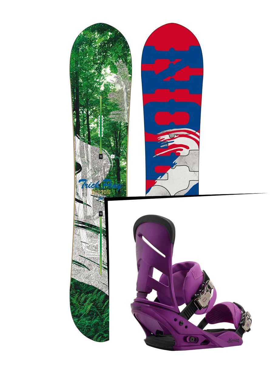 Set: Burton Trick Pony 2016 +  Mission (1191287S) - Bild 1
