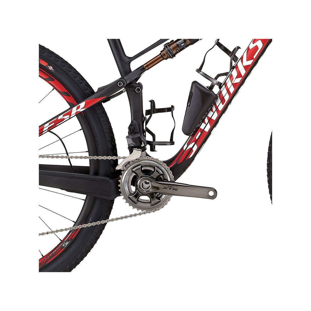 Specialized S-Works Epic FSR 29, satin gloss carbon/flo red/white - Bild 3