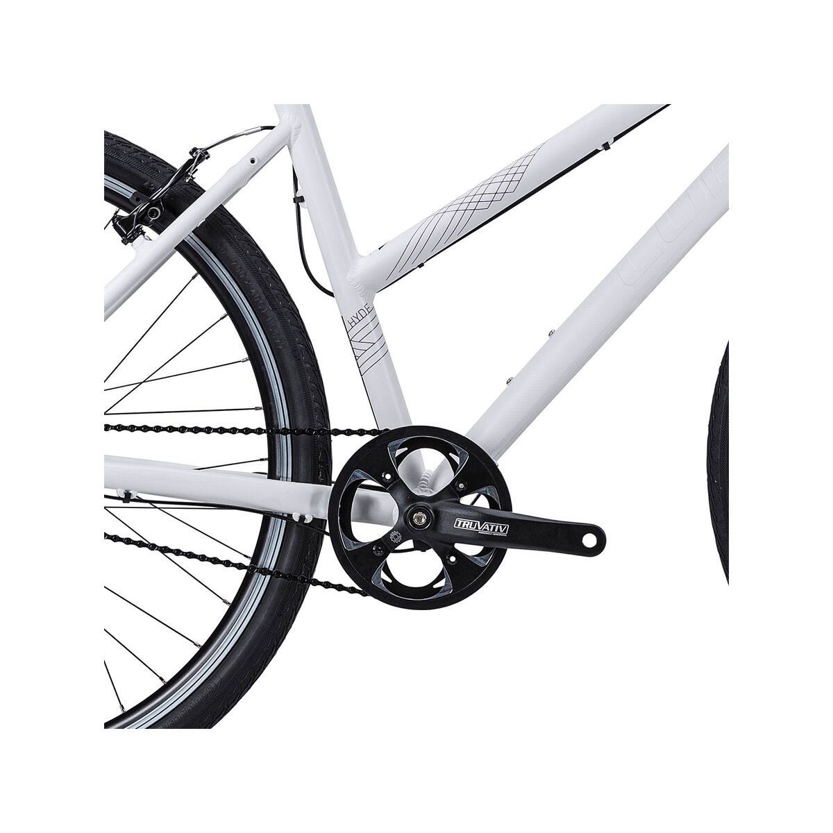 Cube Hyde Pro Trapeze, white purple - Bild 3