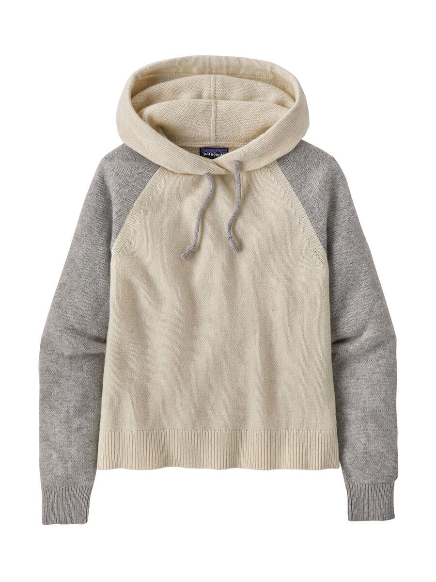 Patagonia Women's Recycled Wool-Blend Hooded Pullover Sweater, dyno white - Bild 1