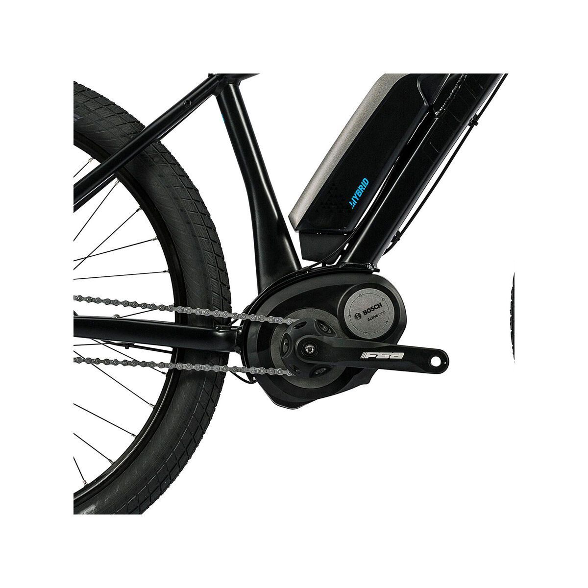 Cube SUV Hybrid Pro 500 27.5, black´n´flashblue - Bild 3