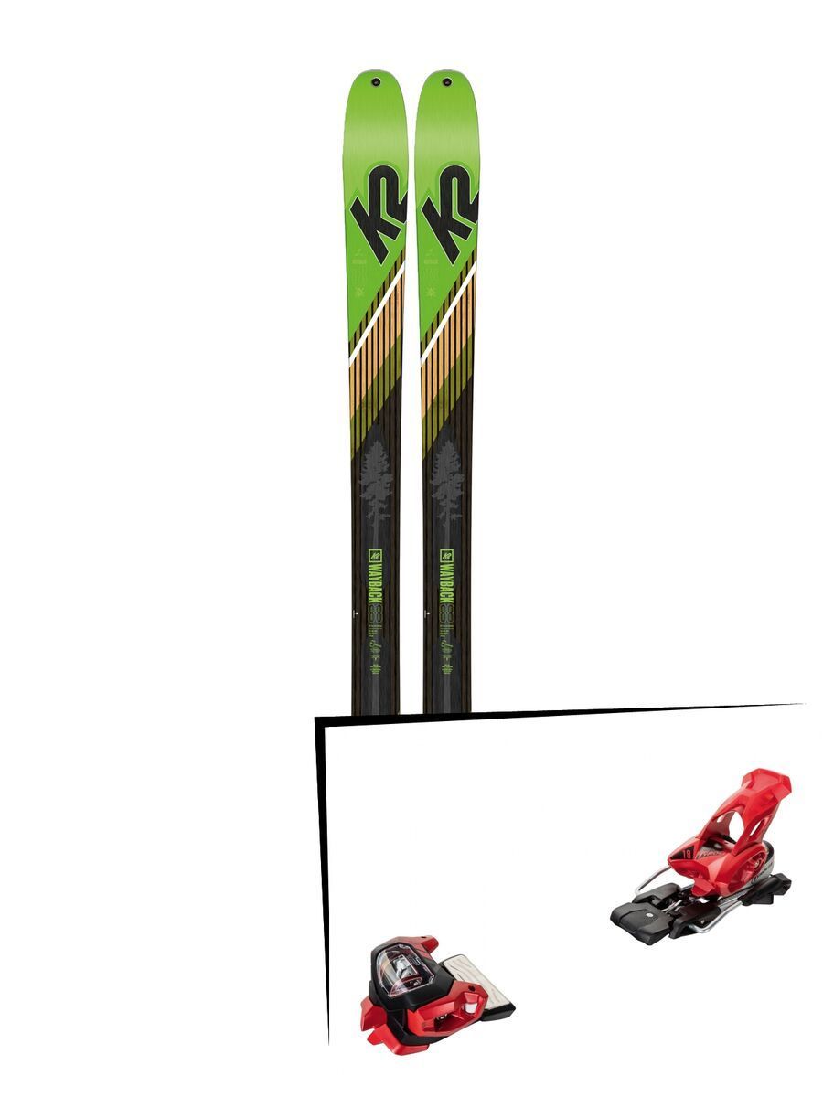 Set: K2 SKI Wayback 88 2019 + Tyrolia Attack² 18 X GW red - Bild 1