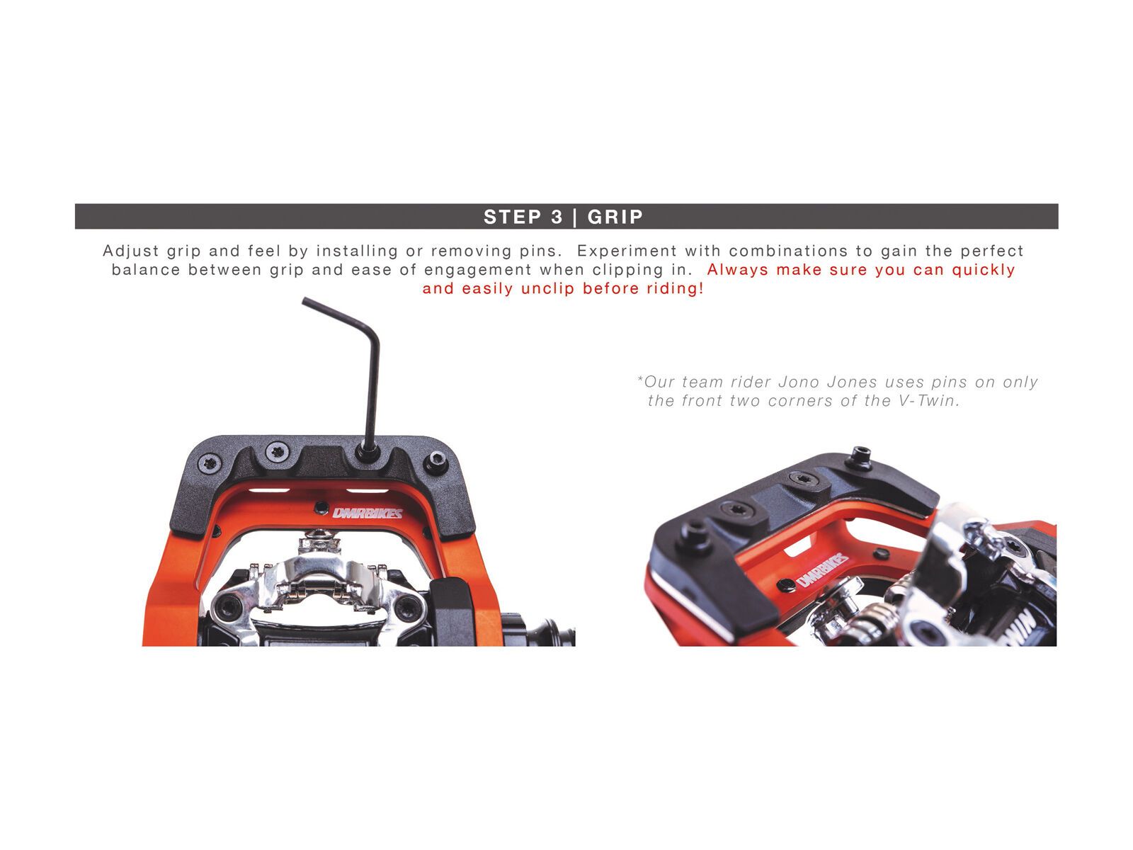 DMR V-Twin Clip In Pedal, black - Bild 5