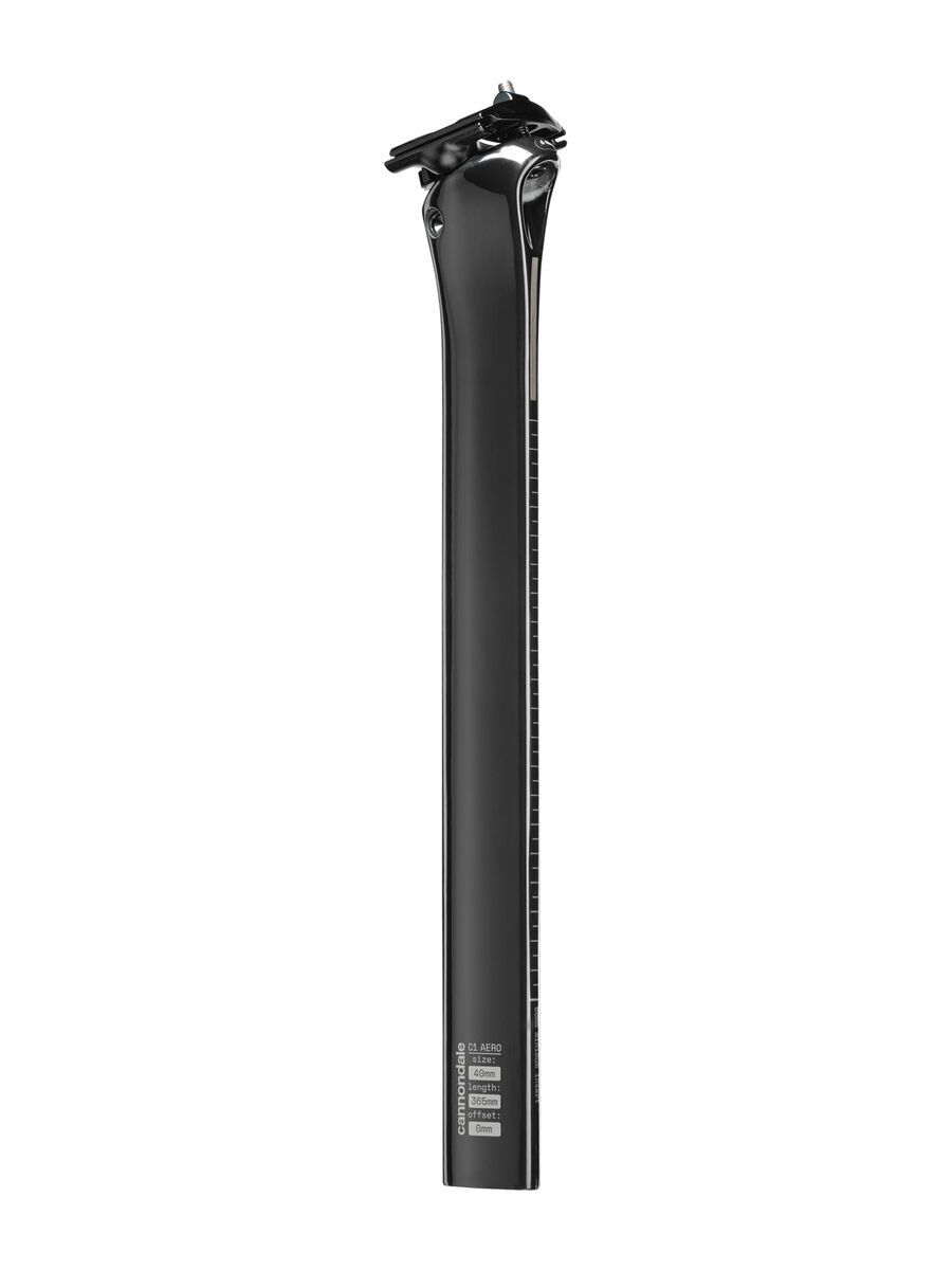 Cannondale C1 Aero 40 V2 Seatpost Ti - 0 / 365 mm, black - Bild 2
