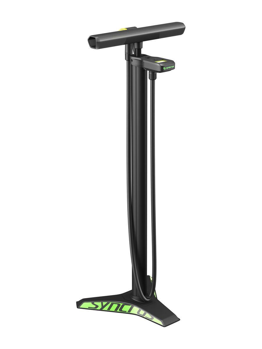 Syncros Vernon 2.0 Digital Floor Pump, matt black/green - Bild 2