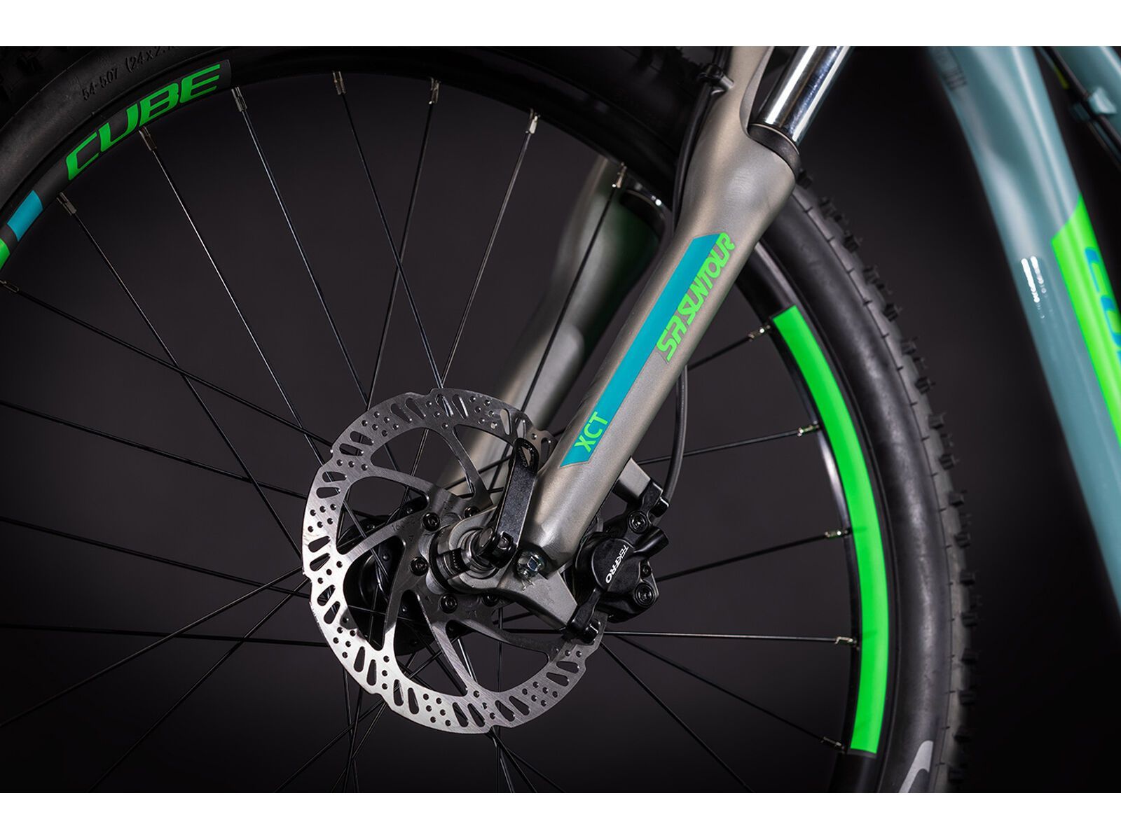 Cube Acid 240 Disc - 7 Speed, grey´n´neongreen - Bild 4