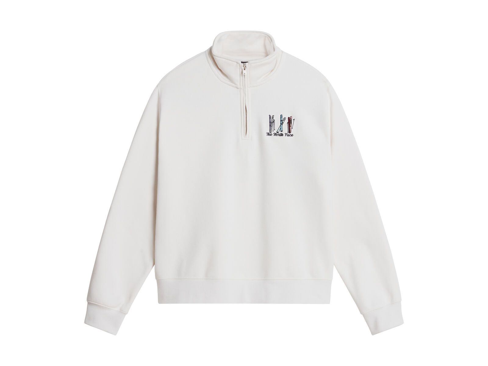 The North Face W Ski Embro Relaxed 1/4 Zip Graphic, white dune - Bild 1