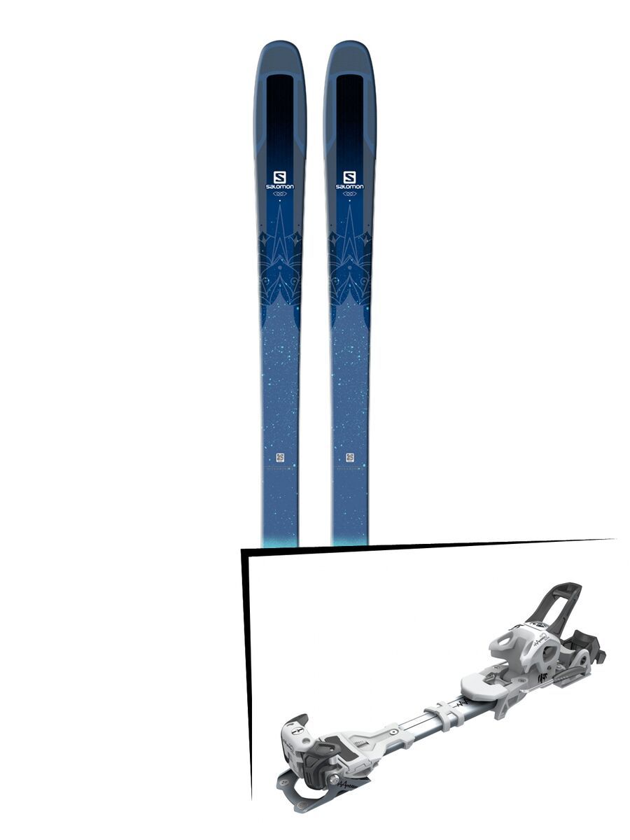Set: Salomon QST Lux 92 2018 + Tyrolia Ambition 12 AT solid white black - Bild 1