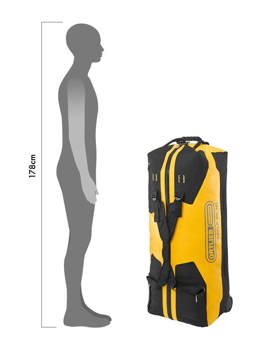 ORTLIEB Duffle RS 140 L, sunyellow-black - Bild 11