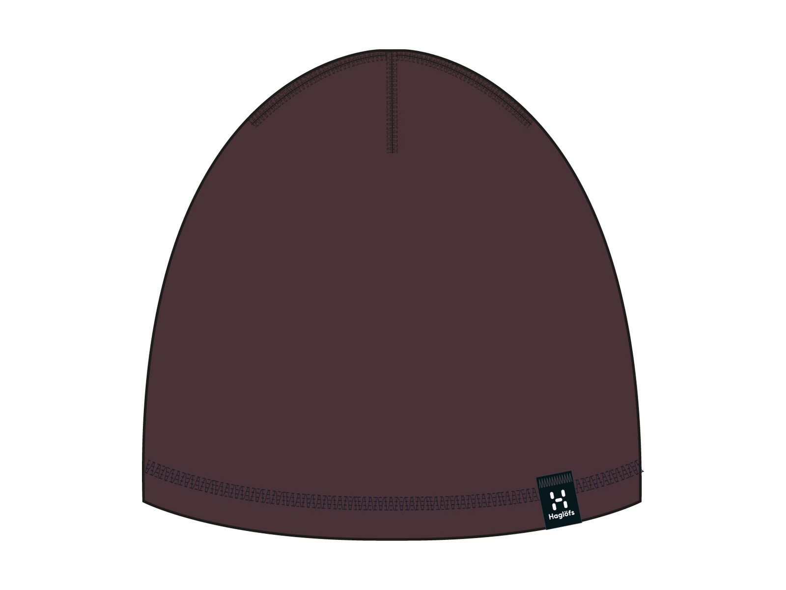 Haglöfs Betula Beanie, burgundy brown - Bild 1