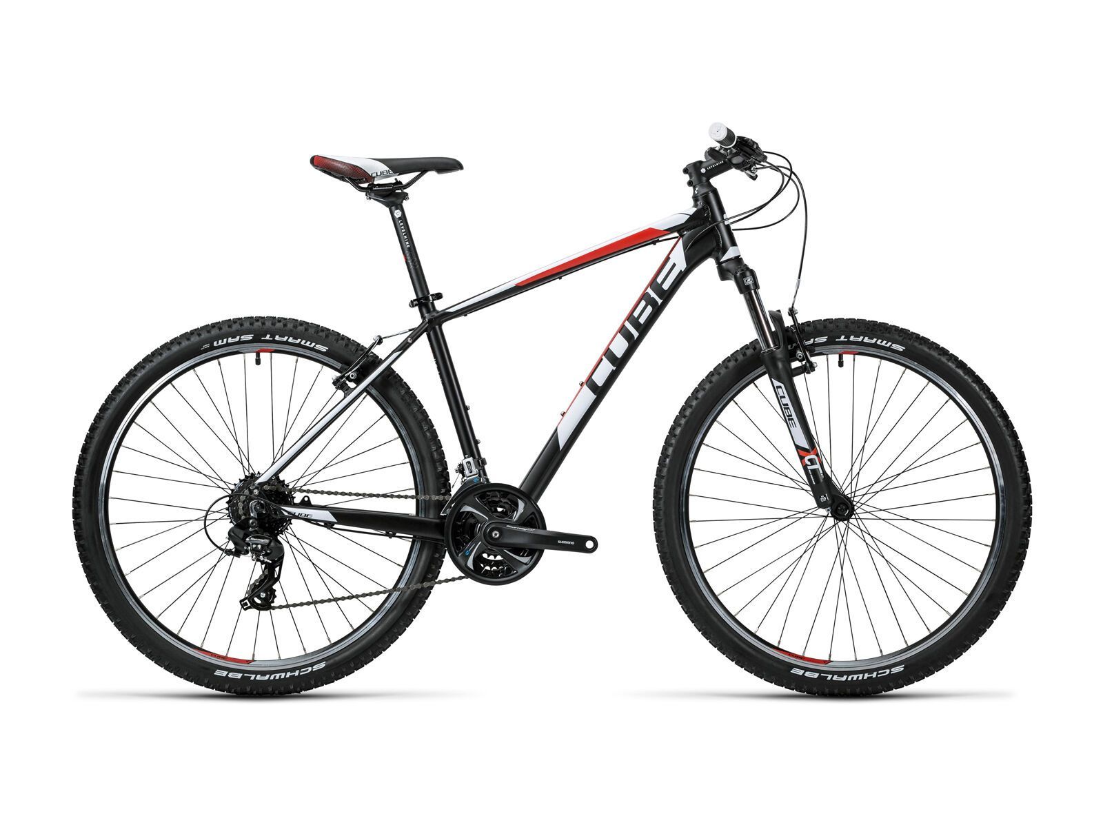 *** 2. Wahl *** Cube Aim 27.5 2016, black´n´red - Mountainbike | Größe 18 Zoll - Bild 1