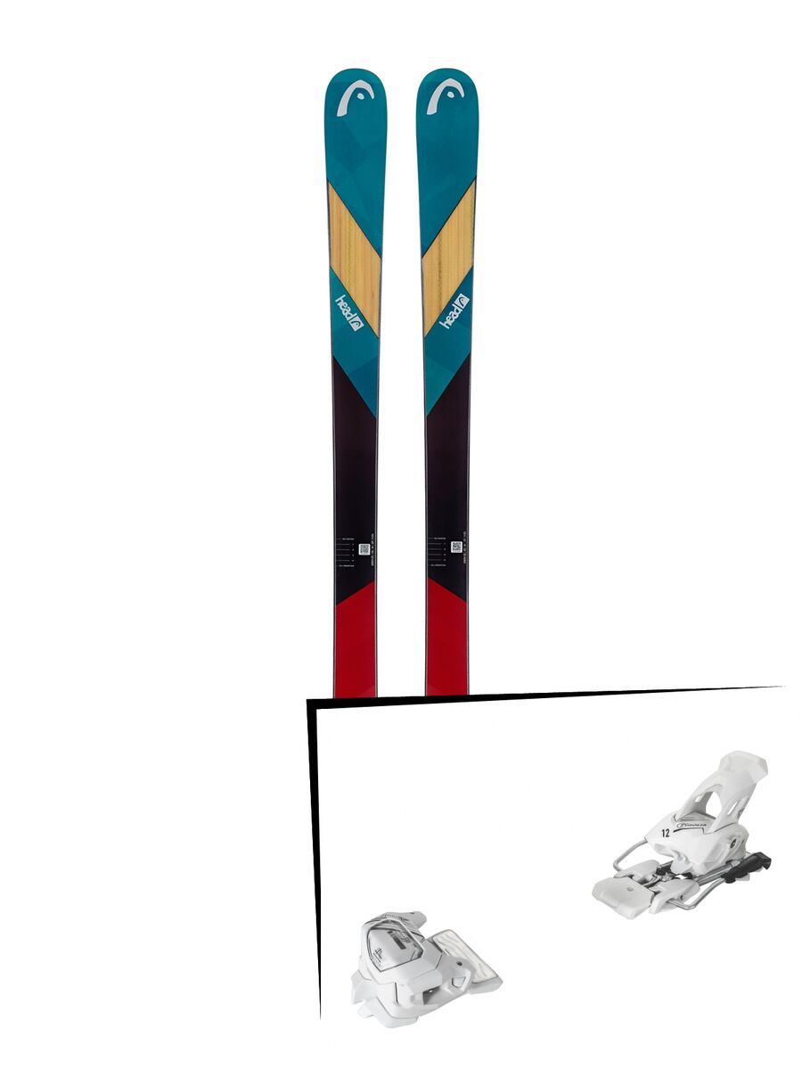 Set: Head Caddy 2019 + Tyrolia Attack² 12 GW matt white - Bild 1