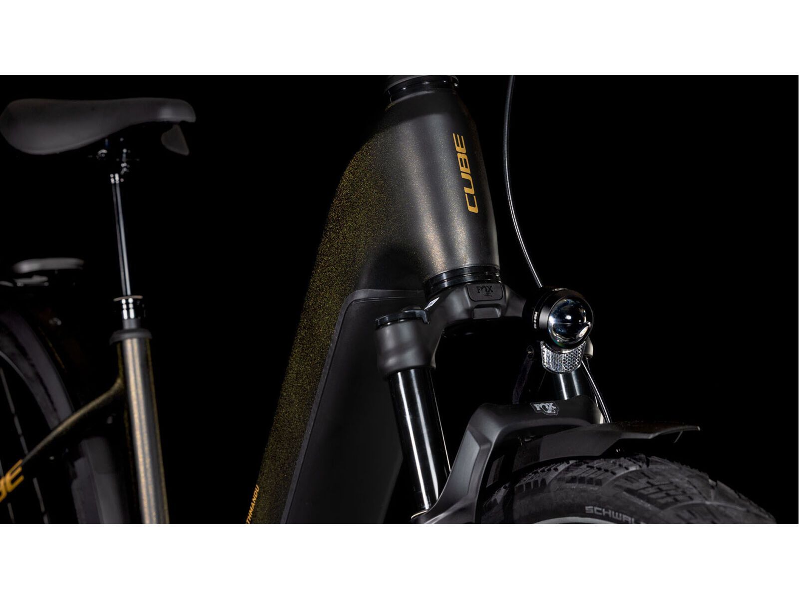 Cube Kathmandu Hybrid SLT 800 Easy Entry, golddust´n´black - Bild 7