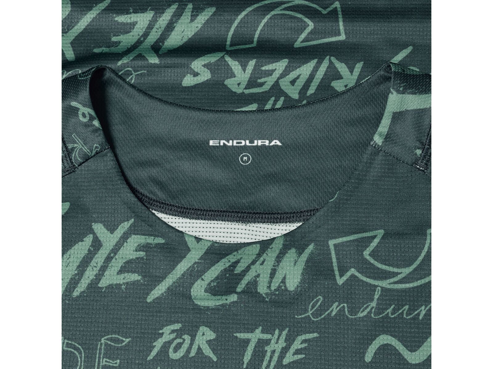 Endura Singletrack Bedrucktes Langärmeliges T-Shirt, carbon grey - Bild 3