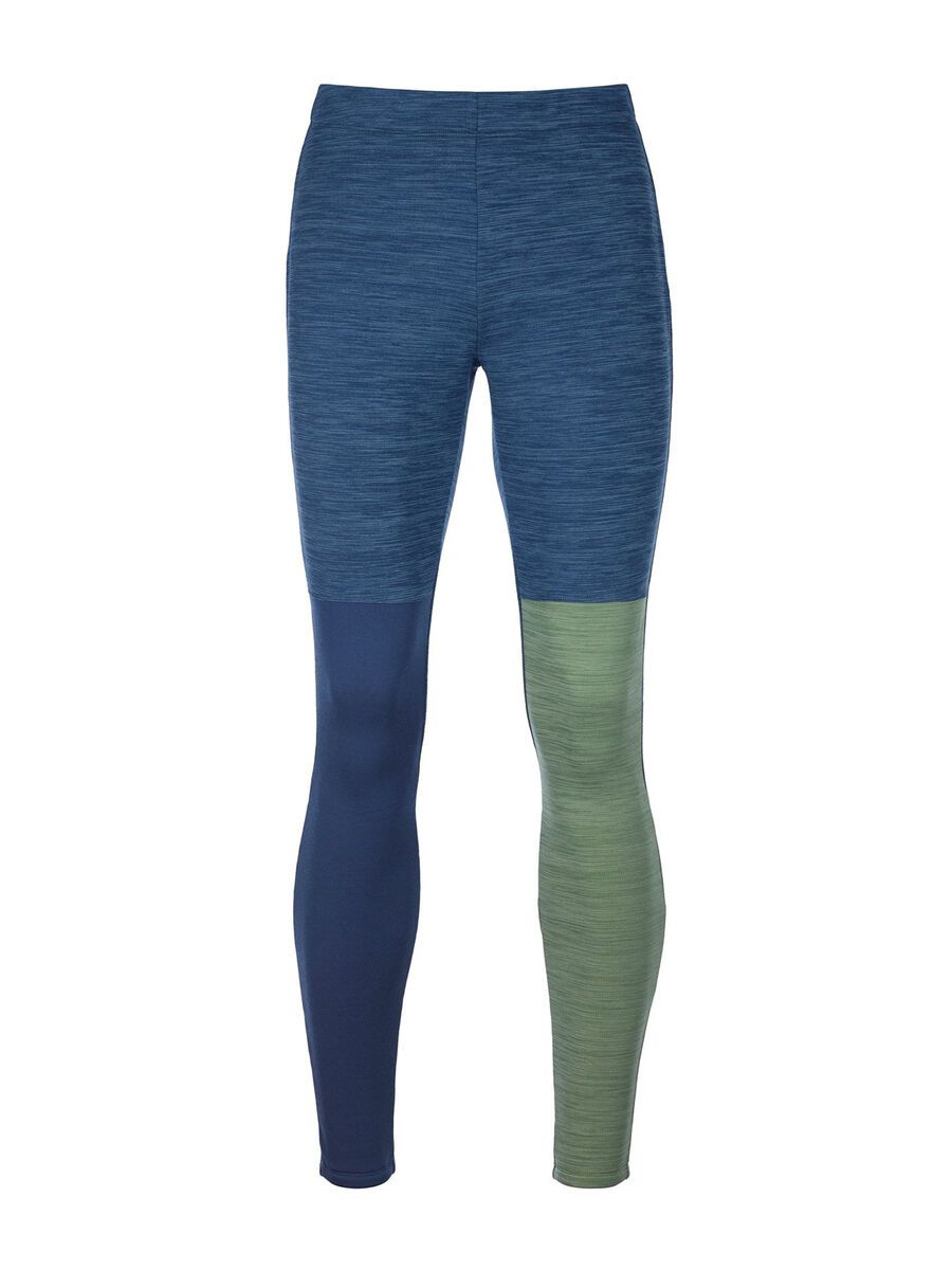 Ortovox Merino Fleece Light Long Pants M, night blue blend - Bild 1