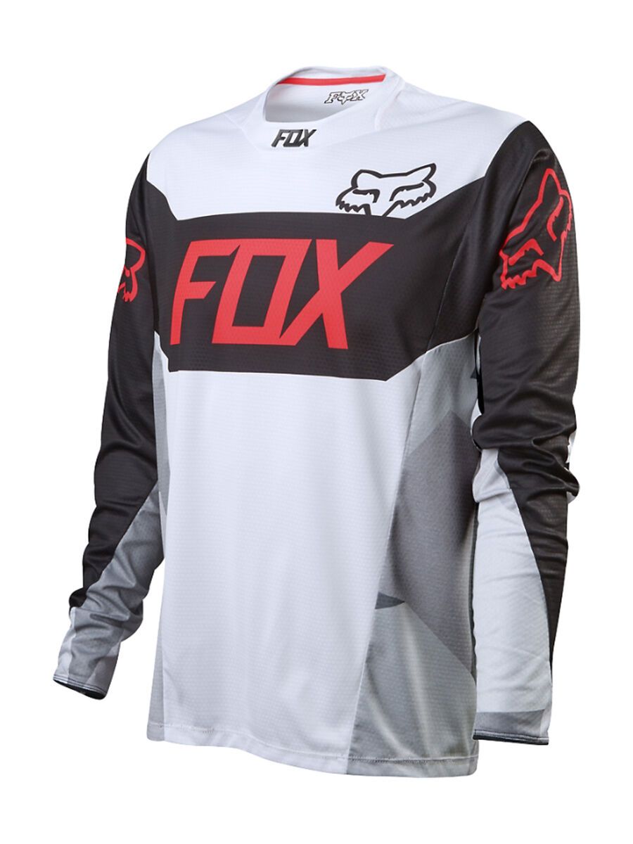 Fox Demo LS Jersey, devise white - Bild 1