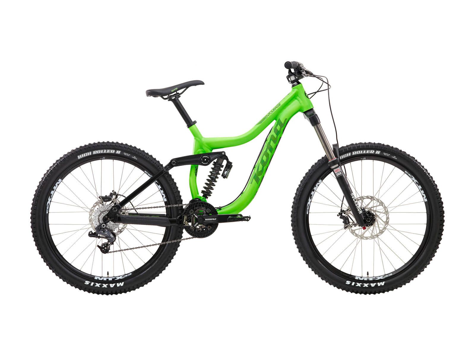 Kona Entourage, matt fluoro green/black - Bild 1