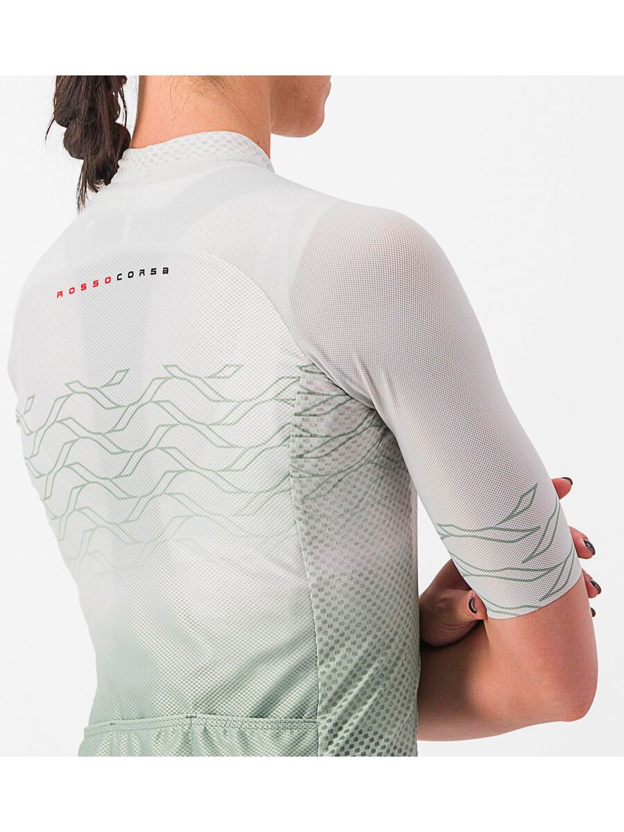 Castelli Climber's 2.0 W Jersey, moon gray/defender green - Bild 4