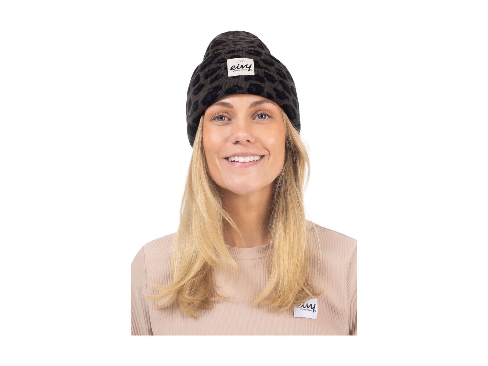 Eivy Watcher Beanie, black leopard - Bild 3