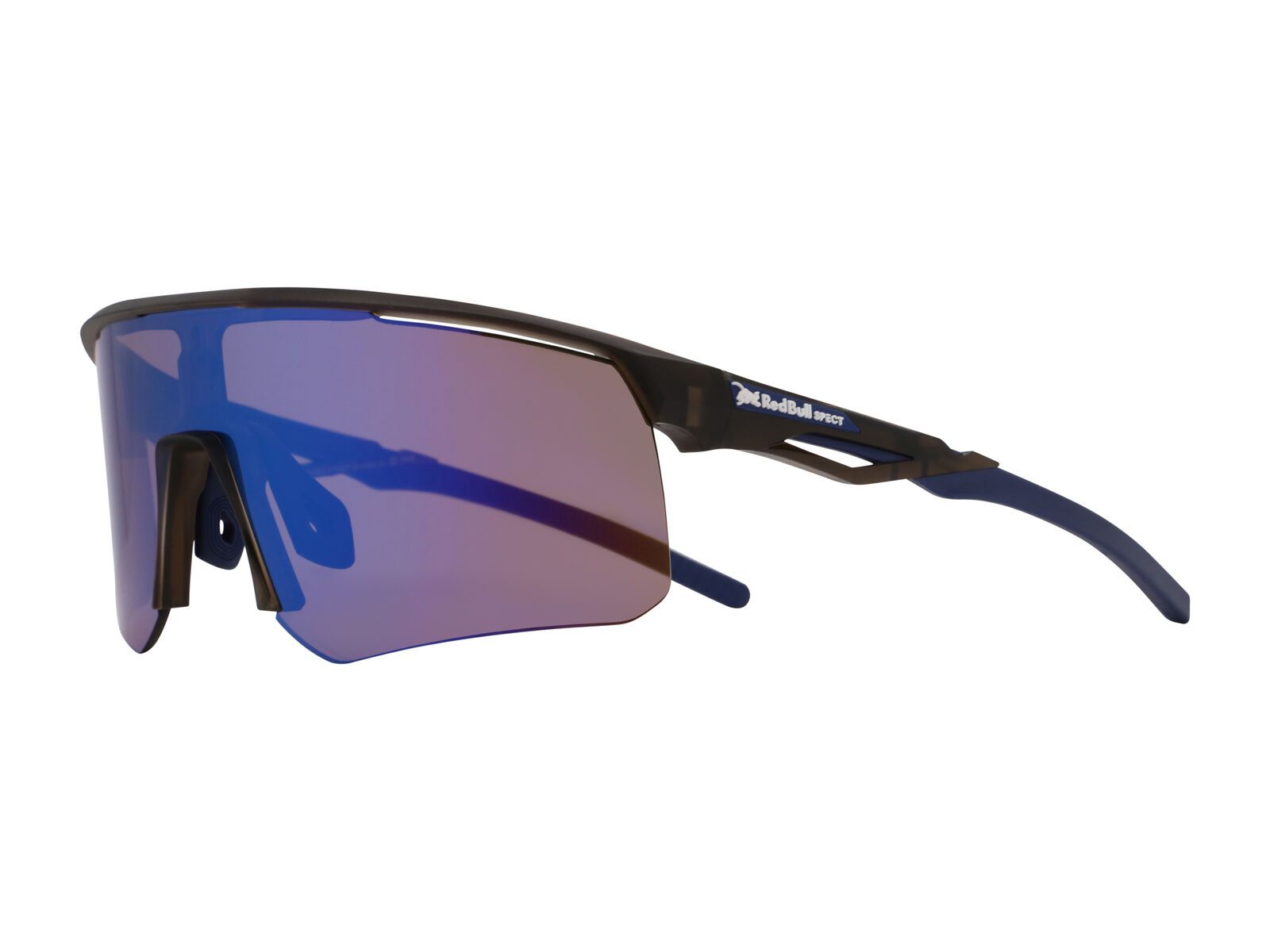 Red Bull Spect Eyewear Riddle, Brown-Blue Mirror / matt x'tal warm grey - Bild 4