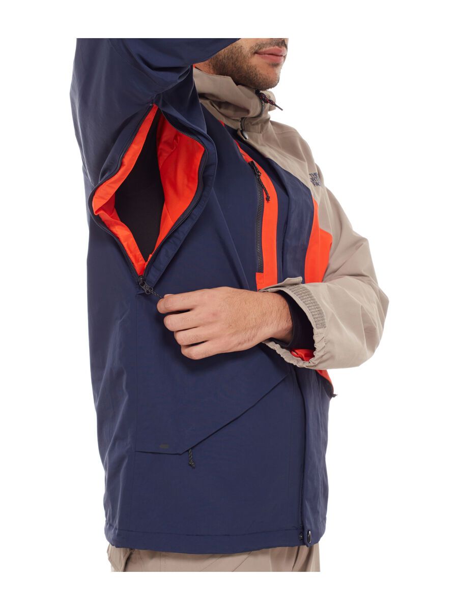 The North Face Mens Dubs Insulated Jacket, cosmic blue/brindle brown/acrylic orange - Bild 6