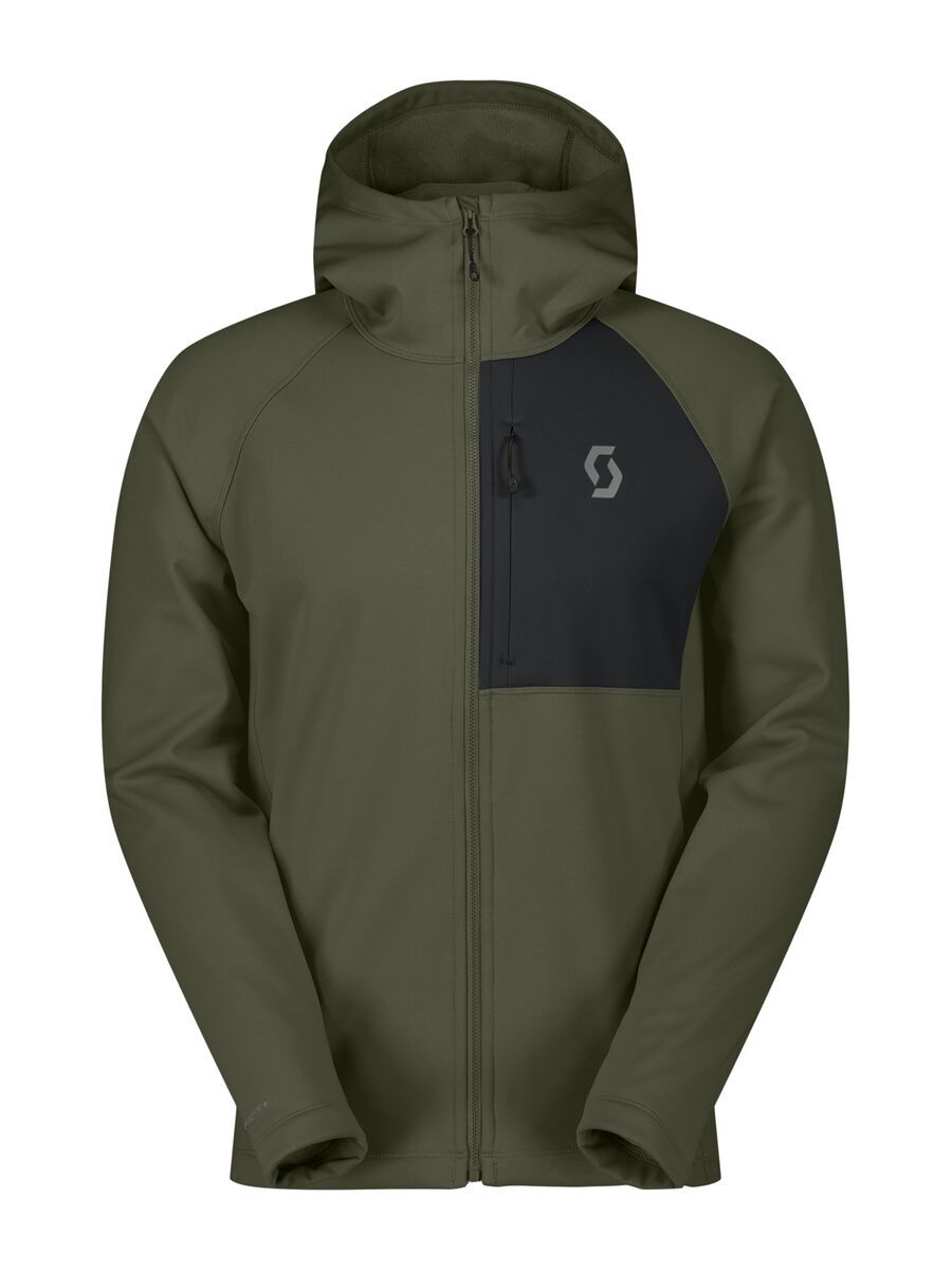 Scott Defined Warm Zip Men's Hoody, douglas green/black - Bild 1