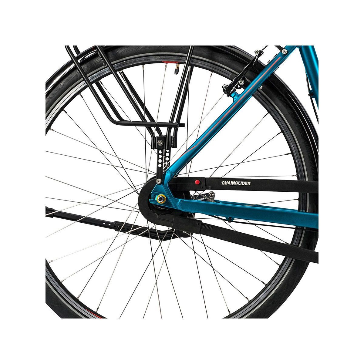 Cube Town Easy Entry, aqua petrol flashred - Bild 4