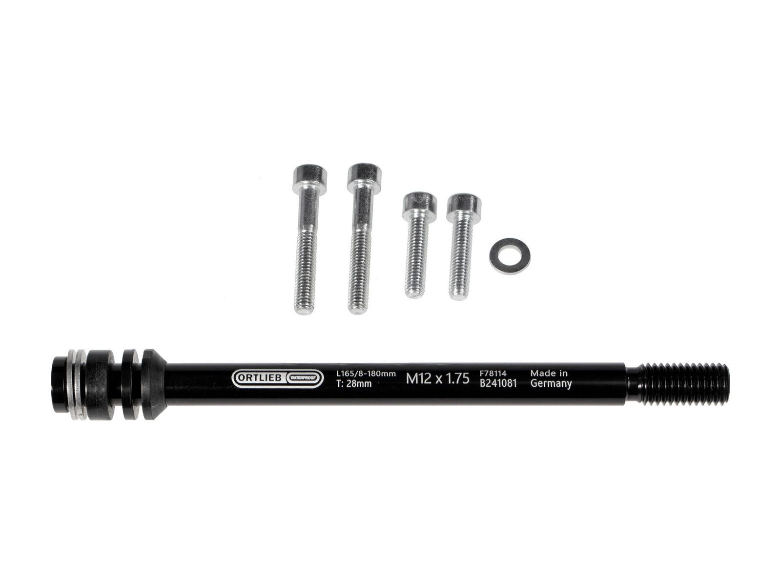 ORTLIEB Thru Axle M6-Connector 1,75 mm, black - Bild 2