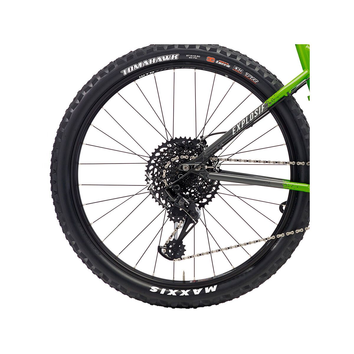 Kona Explosif, gloss green & charcoal w/ off-white & charcoal decals - Bild 5