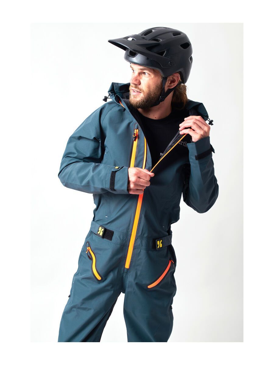 dirtlej DirtSuit Core Edition, steel blue/orange - Bild 6
