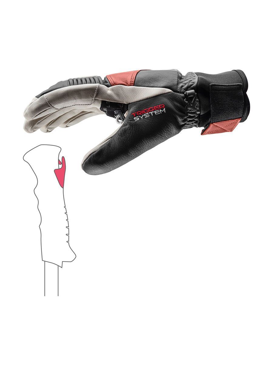 Leki Patrol 3D, graphite/off white/maroon - Bild 5