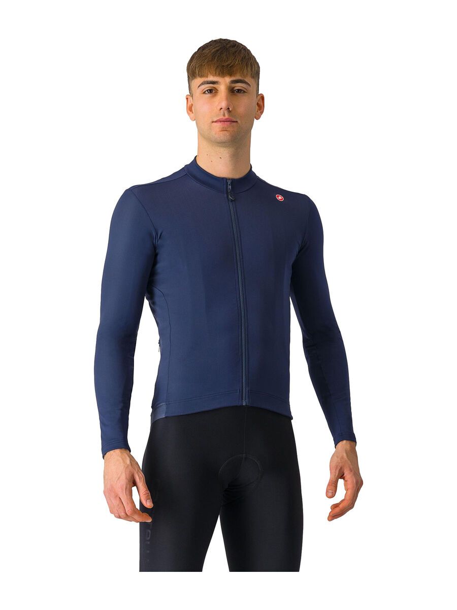 Castelli Espresso Thermal Jersey, belgian blue - Bild 1