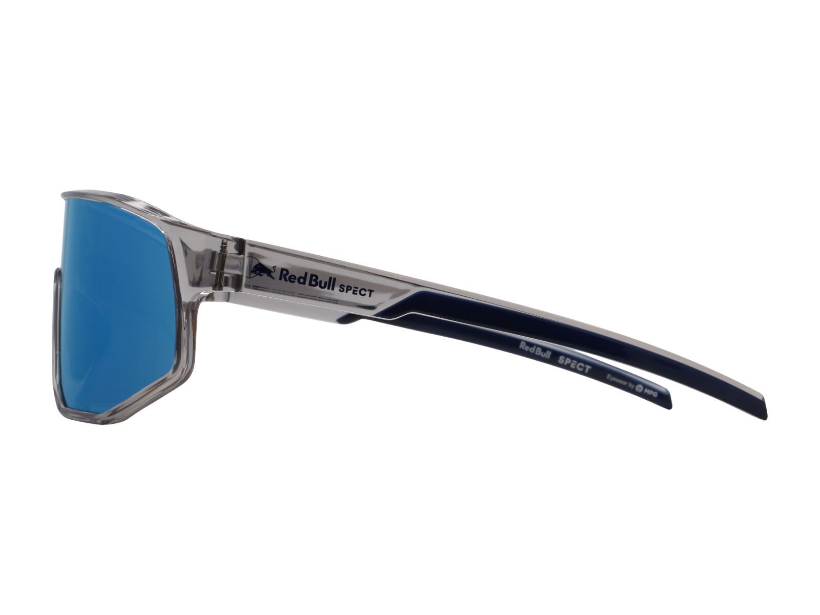 Red Bull Spect Eyewear Dash, Smoke/Blue Mirror / shiny x’tal light grey - Bild 5