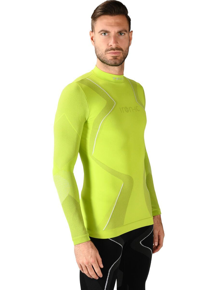 Iron-ic Long-Sleeve T-Shirt Performance 3DN - Man, lime - Bild 2