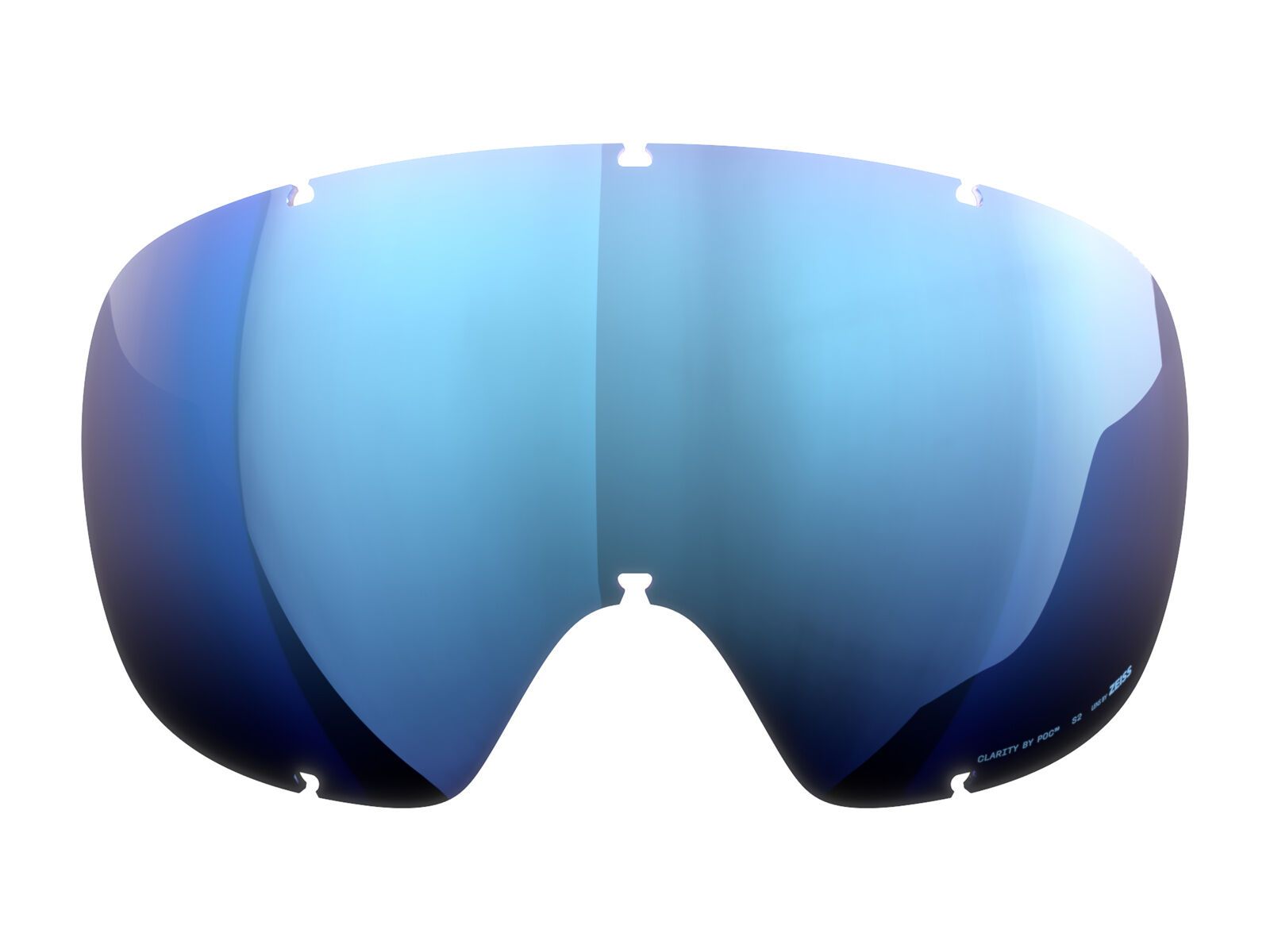 POC Fovea/Fovea Race Lens, Clarity Hi. Int./Partly Sunny Blue - Bild 1
