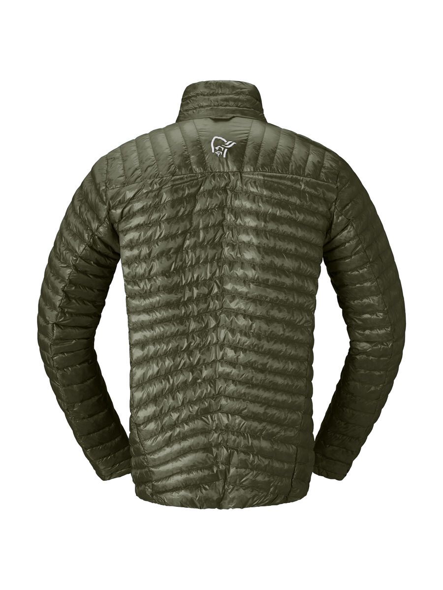 Norrona trollveggen down800 super light Jacket M's, deep lichen green - Bild 3