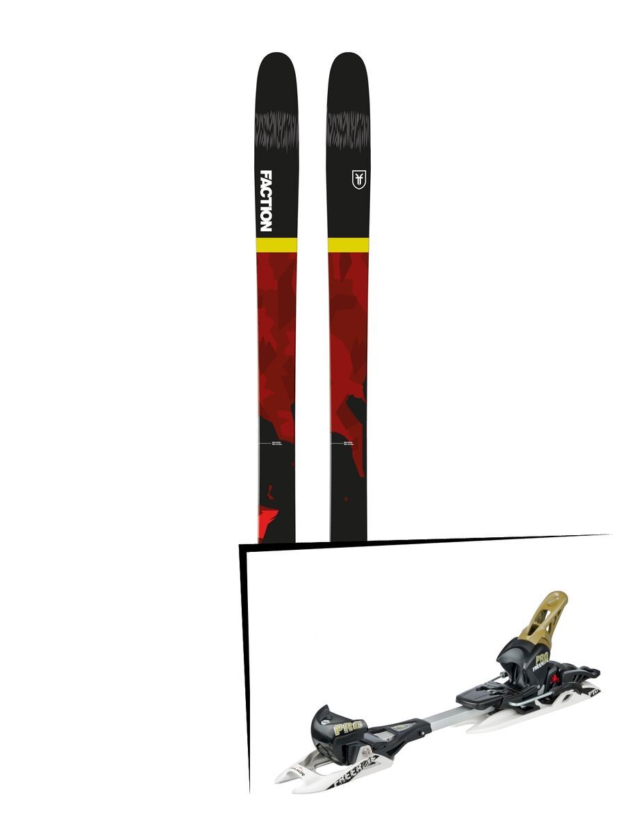 Set: Faction Prodigy 1.0 2018 + Fritschi Diamir Freeride Pro schwarz/oliv - Bild 1