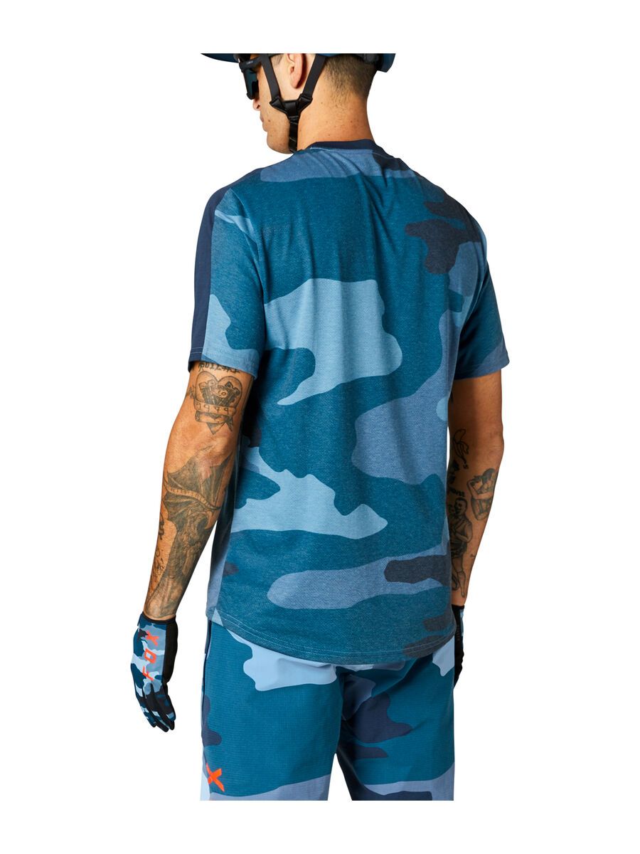Fox Ranger Drirelease SS Jersey, blue camo - Bild 2
