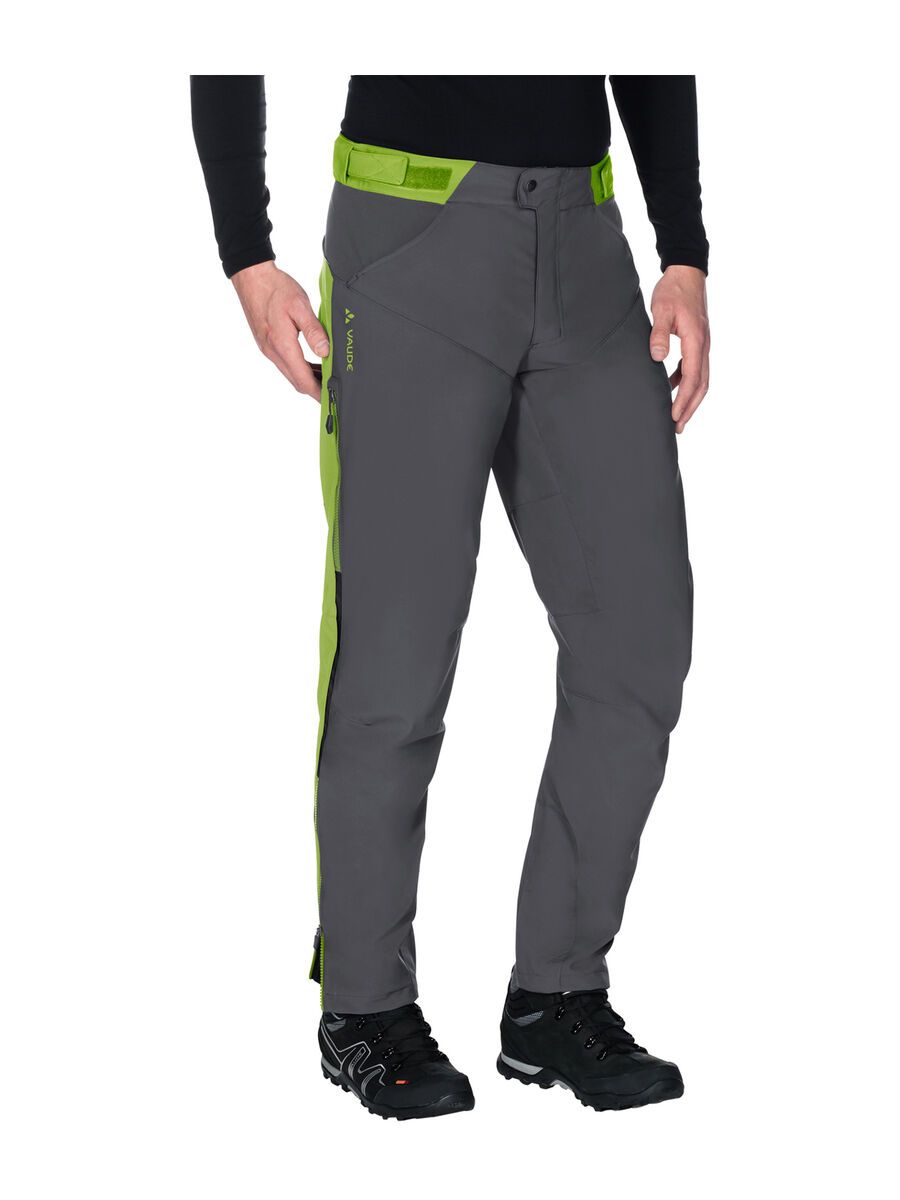 Vaude Men's Qimsa Softshell Pants II, iron BIKERBOARDER.DE