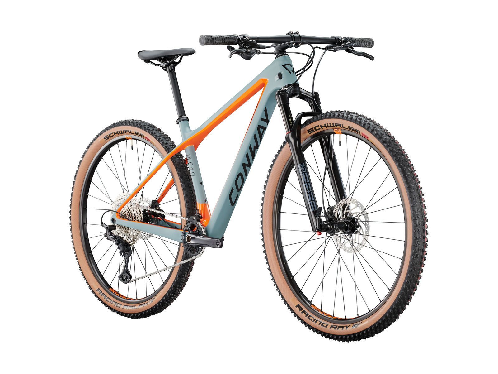 Conway RLC 4.9 Hardtail, grey matt/orange - Bild 2