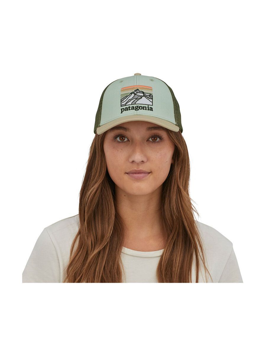 Patagonia Line Logo Ridge LoPro Trucker Hat, tea green - Bild 3
