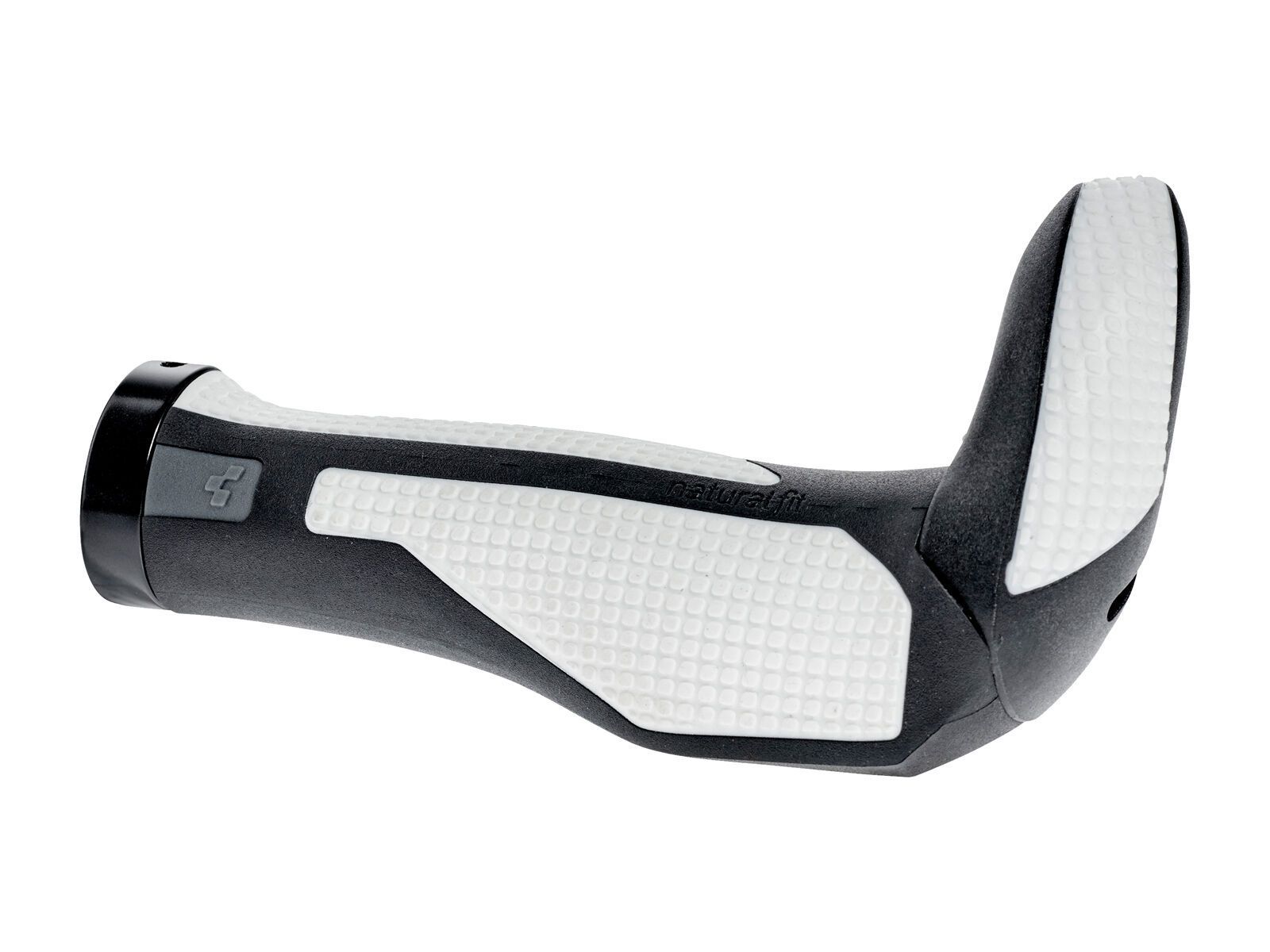 Cube Natural Fit Griffe Tour Bar Ends short, black´n´white - Bild 1