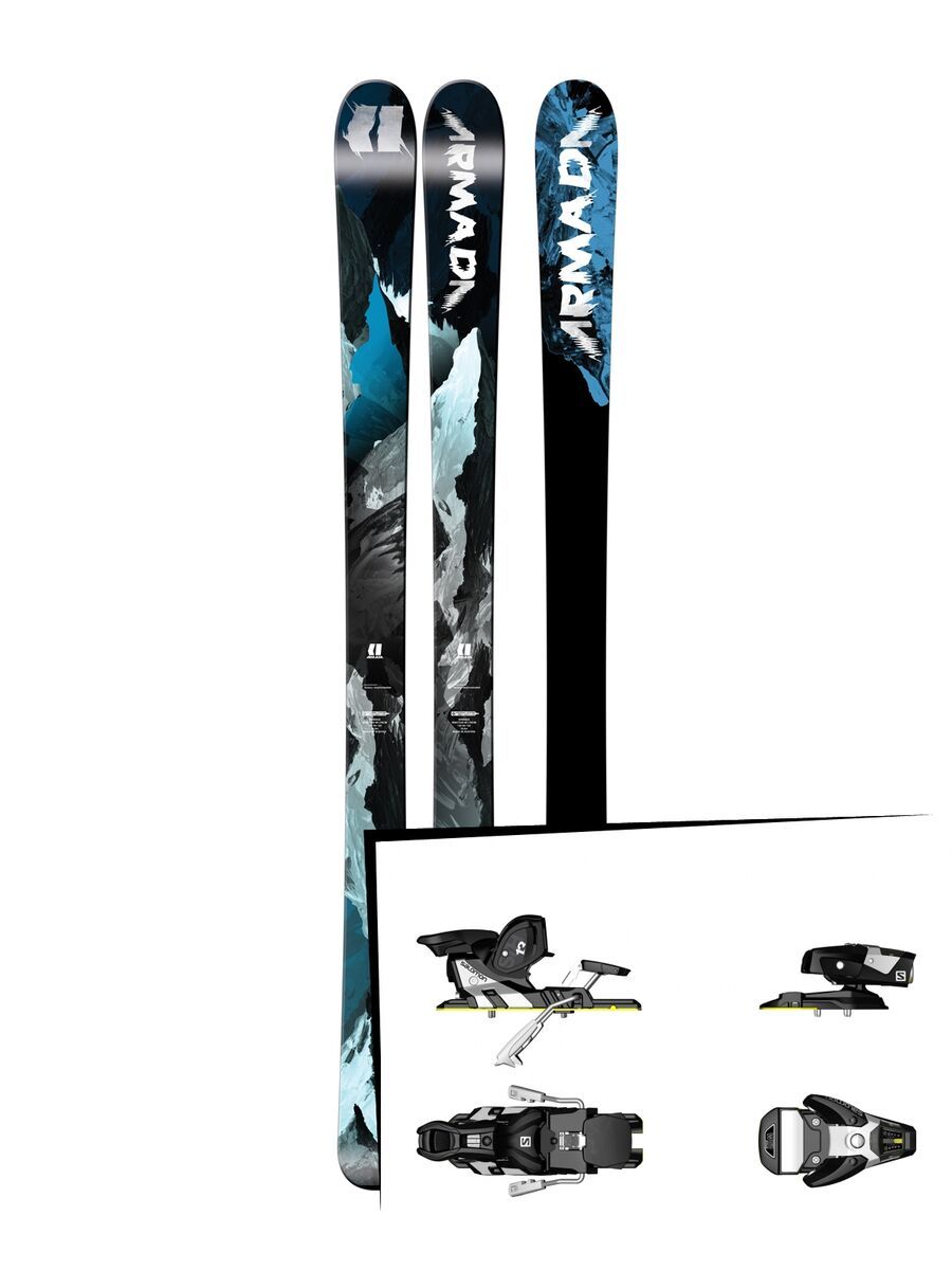 Set: Armada Invictus 95 2017 + Salomon STH2 WTR 13 (1456104) - Bild 1