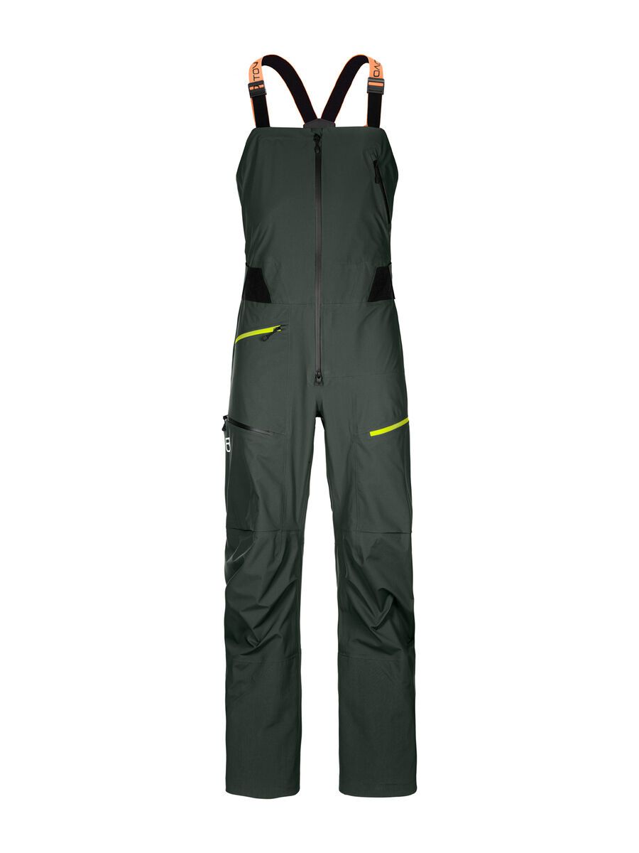 Ortovox 3L Deep Shell Bib Pants M, green pine - Bild 1