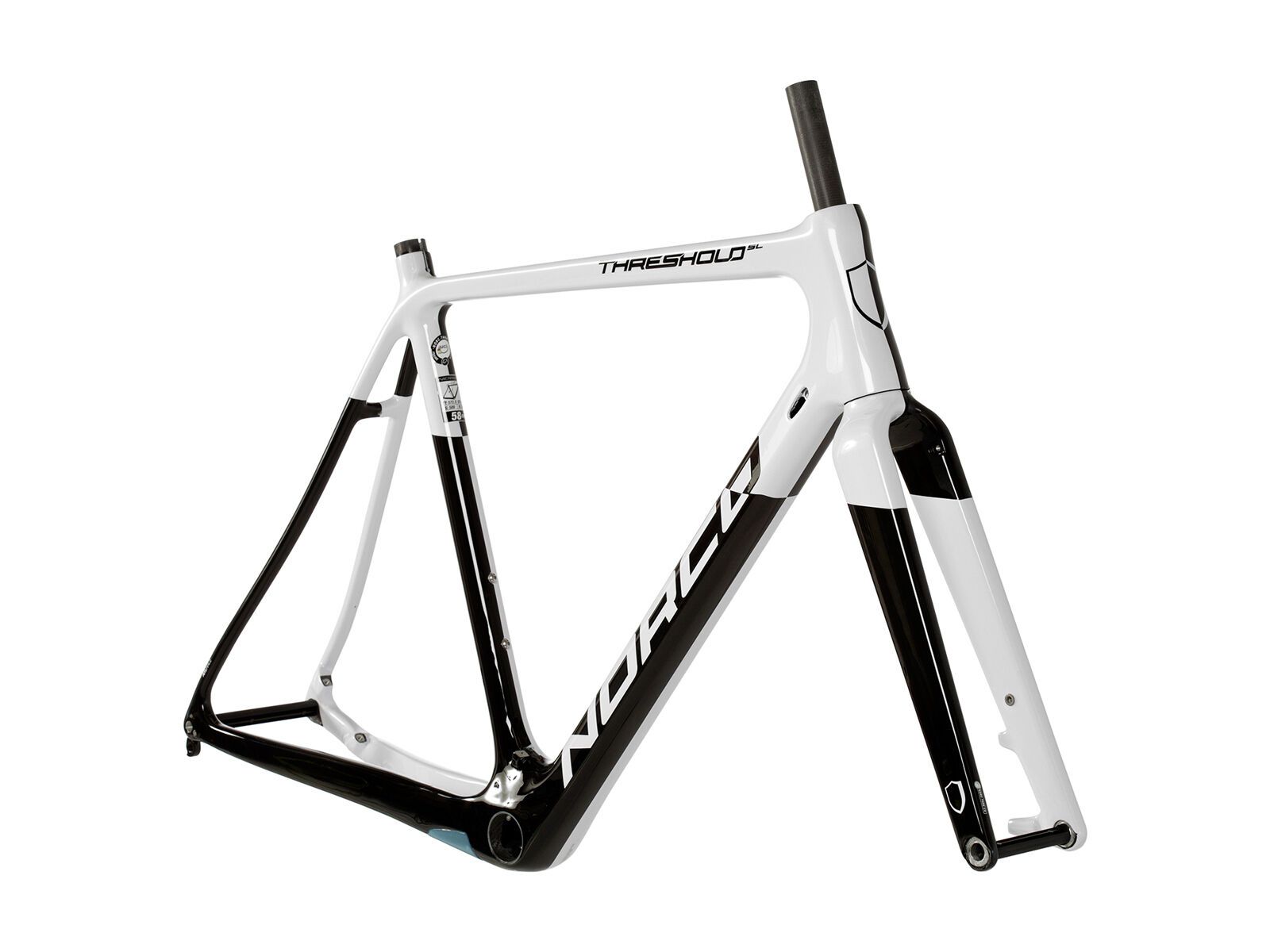 Norco Threshold SL Frame & Fork, white/ud carbon - Bild 1