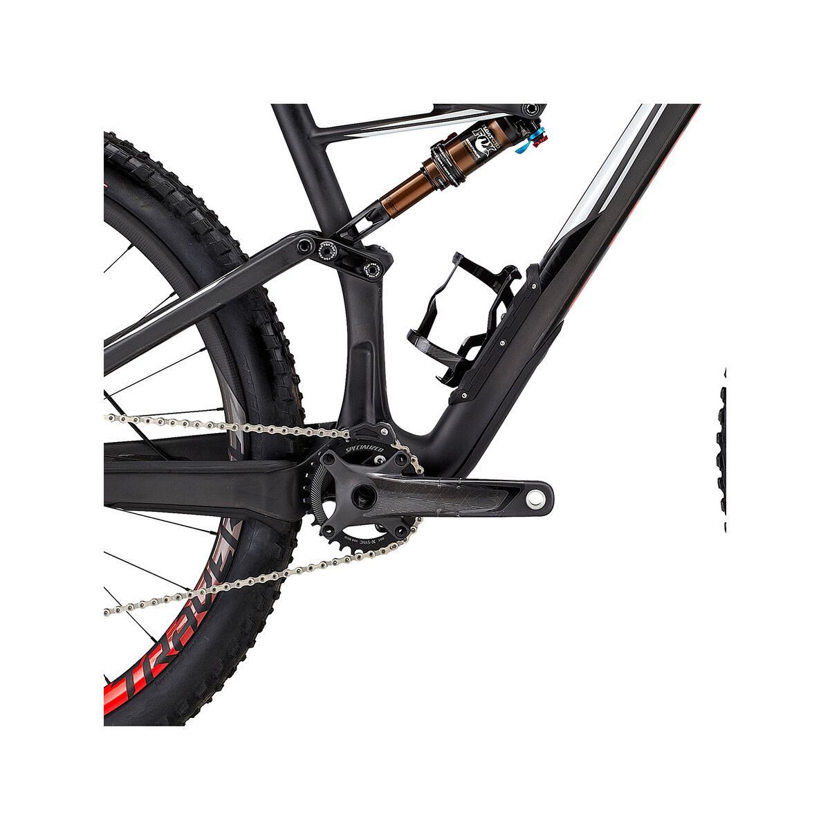 Specialized S-Works Stumpjumper FSR 29, satin/gloss carbon/dirty white/rocket red - Bild 3