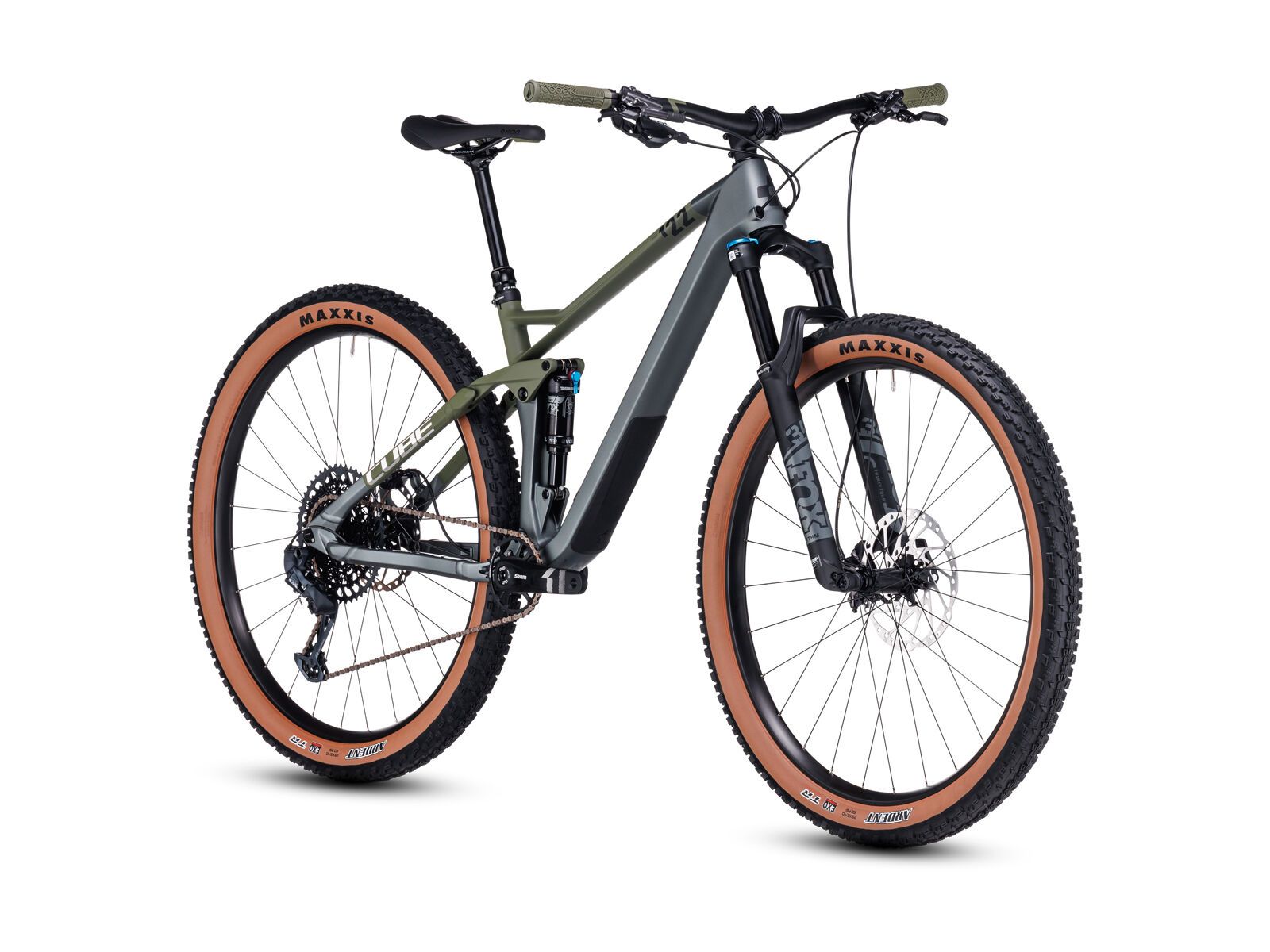 Cube Stereo One22 HPC TM 29, flashgrey´n´olive - Bild 2